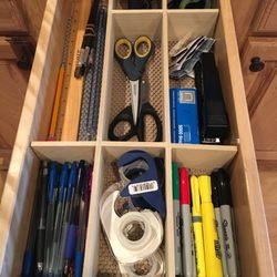 Moore Balance Organizers - custom dividers help keep things in their place!