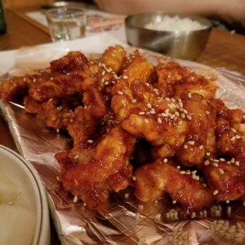 Rainpia - Sweet and spicy boneless chicken level 2 !! - Korean Near Me - Ellicott City, Maryland Rainpia - Sweet and spicy boneless chicken level 2 !! - Korean Near Me - Ellicott City, Maryland