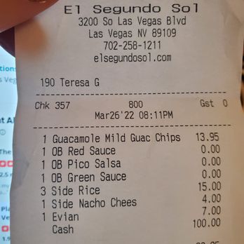 El Segundo Sol - Mexican Near Me - Las Vegas, Nevada