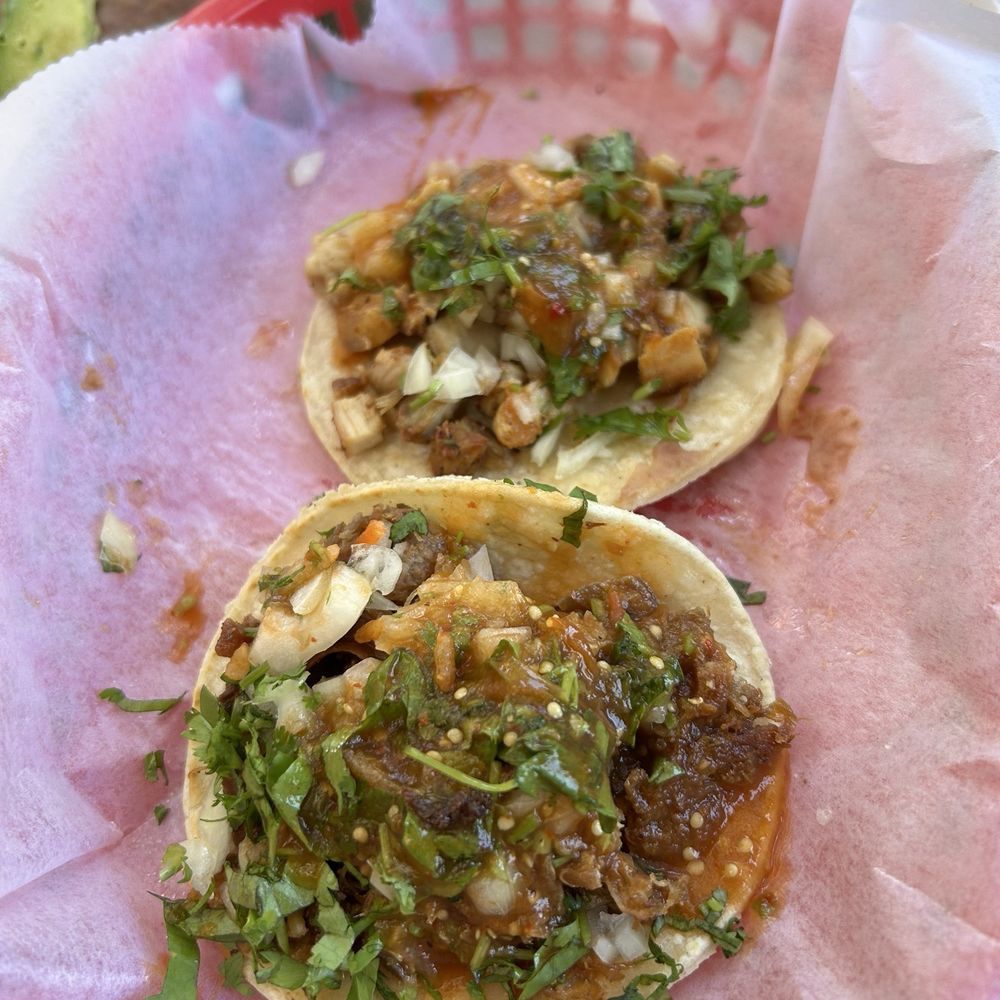 El Mariachi Cafe - Carnitas taco in the front, chicken taco in the back. Yummy - Mexican Near Me - Occidental, California El Mariachi Cafe - Carnitas taco in the front, chicken taco in the back. Yummy - Mexican Near Me - Occidental, California