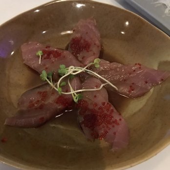 Oku - Blue fin carpaccio with garlic ponzu - Sushi Bars Near Me - Santa Barbara, California