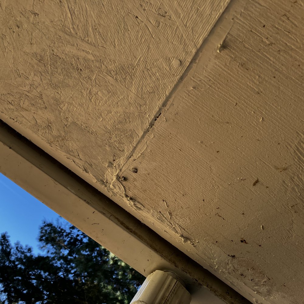 ABC Handyman - Garths patch work. OSB to patch plywood instead of replacing panel, held together with a tube of caulk. - Handyman Near Me ABC Handyman - Garths patch work. OSB to patch plywood instead of replacing panel, held together with a tube of caulk. - Handyman Near Me