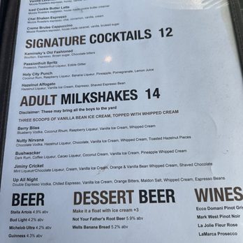 Kaminsky's Dessert Cafe - Menu - Coffee & Tea Near Me - Charleston, South Carolina