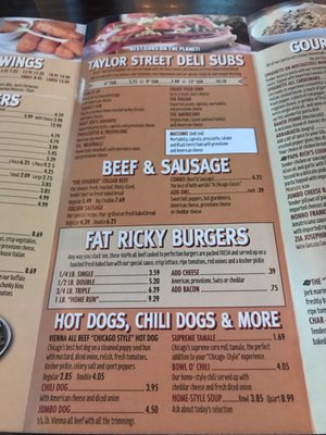 Menu photo 2 Fat Ricky's Romeoville, IL Menu photo 2 Fat Ricky's Romeoville, IL