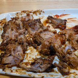Four riblets that were 95% flat bone