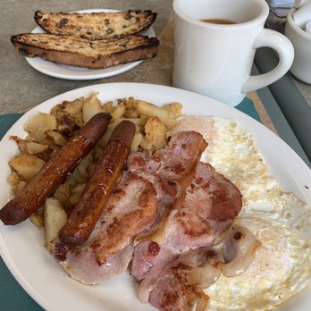 Irish Coffee Shop - Irish bacon, sausage and two egg breakfast - Bakeries Near Me - Upper Darby, Pennsylvania