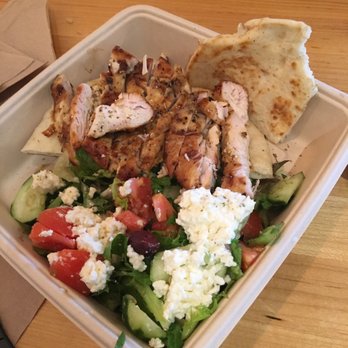 Oregano Greek Kitchen - Chicken platter with a side Greek salad - Greek Near Me - Hialeah, Florida Oregano Greek Kitchen - Chicken platter with a side Greek salad - Greek Near Me - Hialeah, Florida