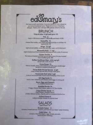 Menu photo 4 Ed & Mary's Jersey City, NJ Menu photo 4 Ed & Mary's Jersey City, NJ