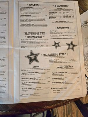 Menu photo 4 Big Nose Kate's Saloon Tombstone, AZ Menu photo 4 Big Nose Kate's Saloon Tombstone, AZ