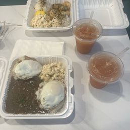 Butter Garlic Shrimp, Loco Moco
