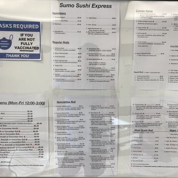 Sumo Sushi Express - Menu - Sushi Bars Near Me - Glen Allen, Virginia