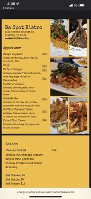 Menu photo 3 Da Spot Bistro Atlanta, GA Menu photo 3 Da Spot Bistro Atlanta, GA