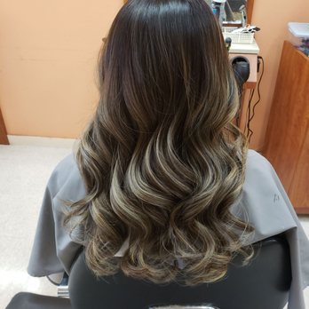 The Elite Salon - Ash brown balayge - Hair Salons Near Me - Daly City, California