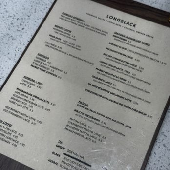 Long Black Coffee - menu - Coffee & Tea Near Me - Fountain Valley, California Long Black Coffee - menu - Coffee & Tea Near Me - Fountain Valley, California