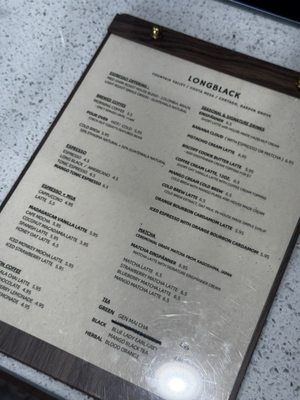 Menu photo 1 Long Black Coffee Fountain Valley, CA Menu photo 1 Long Black Coffee Fountain Valley, CA