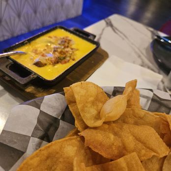Mucho Gusto - Queso fundido with birria - Mexican Near Me - Towson, Maryland Mucho Gusto - Queso fundido with birria - Mexican Near Me - Towson, Maryland