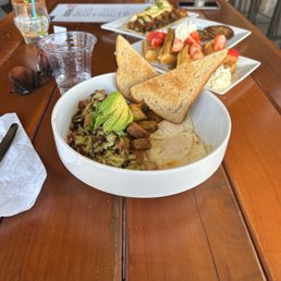 Chuco Hash Bowl  Cookie Butter Waffles  Chuco Hash Tacos