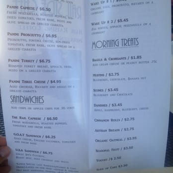 Rail Side Cafe - Menu - Coffee & Tea Near Me - San Dimas, California Rail Side Cafe - Menu - Coffee & Tea Near Me - San Dimas, California