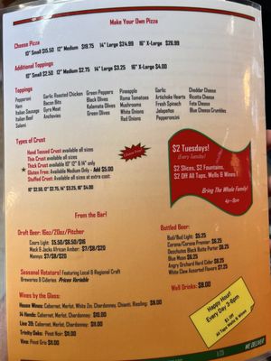 Menu photo 1 Brava's Pizza & Pasta Snohomish, WA Menu photo 1 Brava's Pizza & Pasta Snohomish, WA