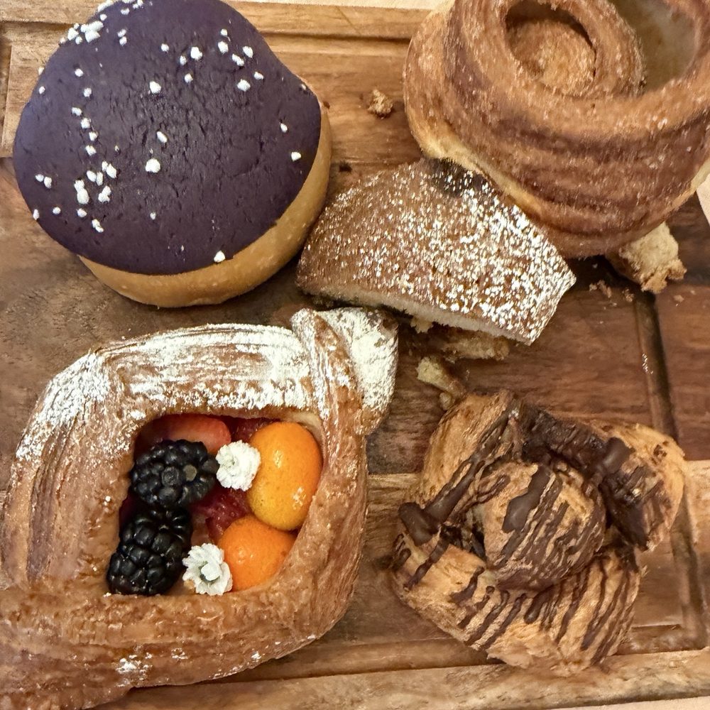Black Jet Baking - Black jet pastries (minus the ube bun) - Bakeries Near Me - San Francisco, California