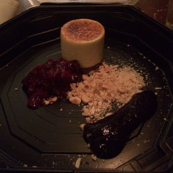 Bleu Northeast Kitchen - Creme brûlée cheesecake packed up for me to take back to my hotel room for midnight snacking. - Seafood Near Me - Burlington, Vermont Bleu Northeast Kitchen - Creme brûlée cheesecake packed up for me to take back to my hotel room for midnight snacking. - Seafood Near Me - Burlington, Vermont