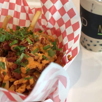 Magic Cup - Kimchi fries with bacon - Coffee & Tea Near Me - Houston, Texas