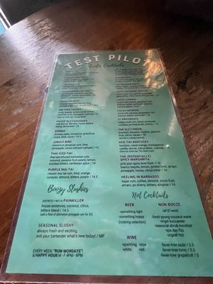 Menu photo 7 Test Pilot Santa Barbara, CA Menu photo 7 Test Pilot Santa Barbara, CA