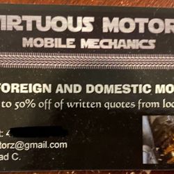 Virtuous Motorz - Business card