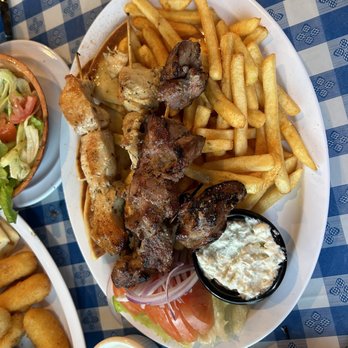 Gyros Express and More - Combo platter with fries - Greek Near Me - Pasadena, Texas Gyros Express and More - Combo platter with fries - Greek Near Me - Pasadena, Texas
