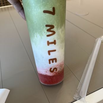 7 Miles Tea Lab - Matcha Frappe - Bubble Tea Near Me - Chino, California