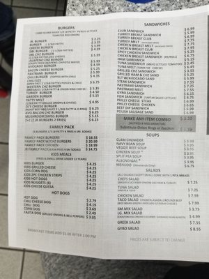 Menu photo 1 DJ's Burgers Littlerock, CA