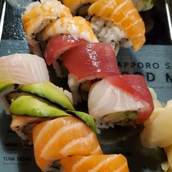 Sapporo Sushi - Rainbow roll - Sushi Bars Near Me - Ottawa, Ontario Sapporo Sushi - Rainbow roll - Sushi Bars Near Me - Ottawa, Ontario