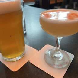 My Lager and wife's Whiskey Sour My Lager and wife's Whiskey Sour