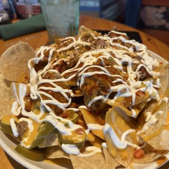 Bombshells Restaurant & Bar - Pull pork MP Pulled Nachos - Sports Bars Near Me - Katy, Texas