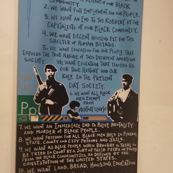 Black Panther Party Museum - Black Panther Party 10 point program - Museums Near Me - Oakland, California Black Panther Party Museum - Black Panther Party 10 point program - Museums Near Me - Oakland, California