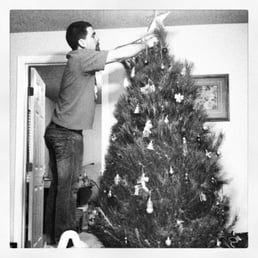 Our awesome Christmas tree from here Our awesome Christmas tree from here