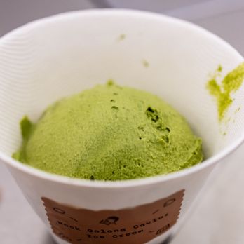 Heytea - Matcha Ice Cream ($6.50) - Tea Rooms Near Me - Toronto, Ontario