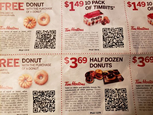 Menu photo 2 Tim Hortons Cheektowaga, NY