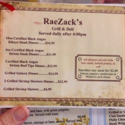 RaeZack's Grill & Deli - Also had daily specials.