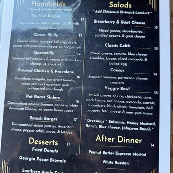 The Vick Koffee & Kocktail - After dark menu - Coffee & Tea Near Me - Roswell, Georgia The Vick Koffee & Kocktail - After dark menu - Coffee & Tea Near Me - Roswell, Georgia