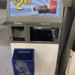 Chevron - No squeegees or paper towels on any of their pumps -.-