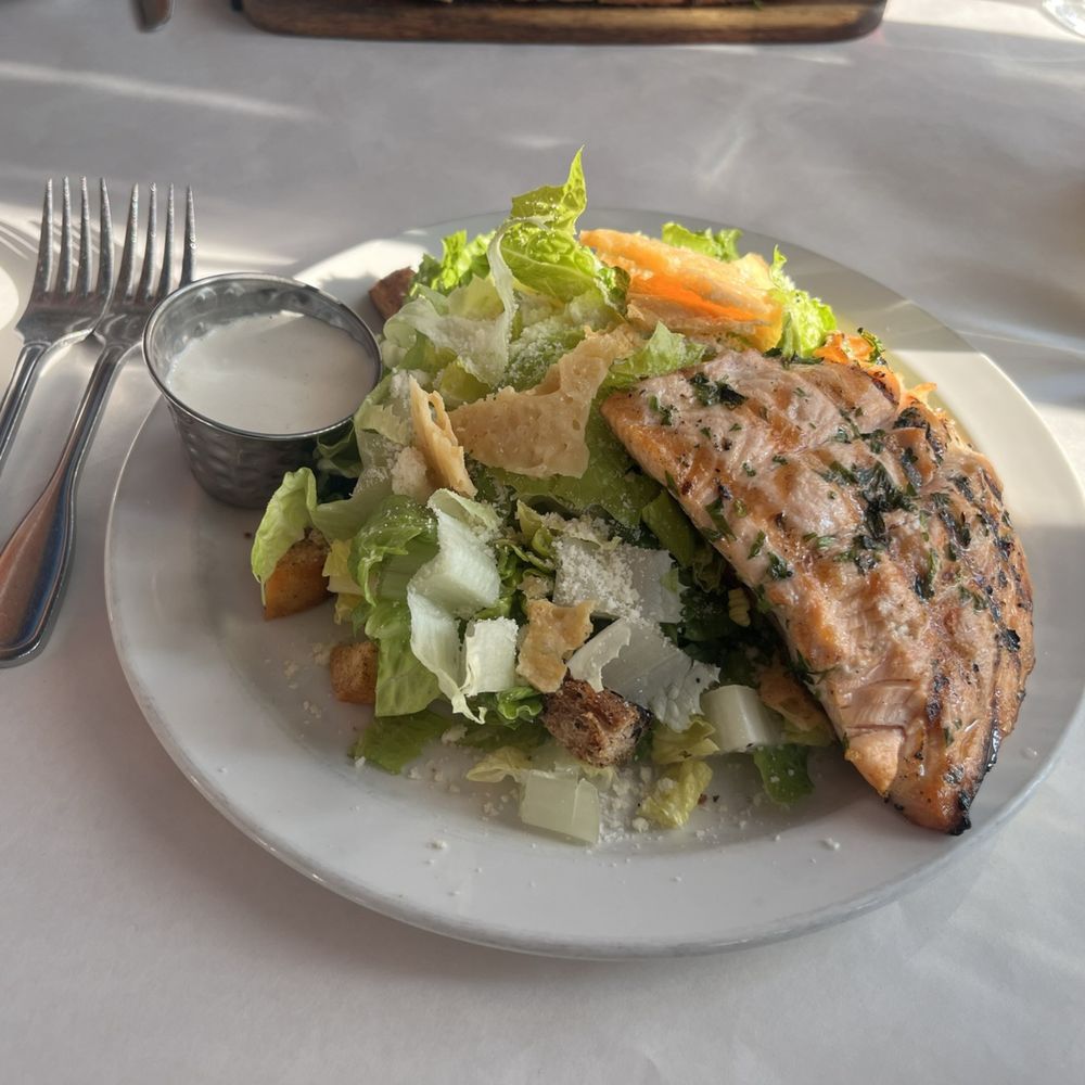 Convito Cafe & Market - Caesar Salad with Salmon - Italian Near Me - Wilmette, Illinois Convito Cafe & Market - Caesar Salad with Salmon - Italian Near Me - Wilmette, Illinois