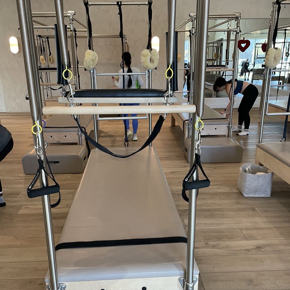 Sunday Pilates - I think this is called a Cadillac. I'm new lol it's not a death contraption, but it is challenging. - Pilates Near Me - Las Vegas, Nevada Sunday Pilates - I think this is called a Cadillac. I'm new lol it's not a death contraption, but it is challenging. - Pilates Near Me - Las Vegas, Nevada