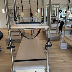 Sunday Pilates - I think this is called a Cadillac. I'm new lol it's not a death contraption, but it is challenging.
