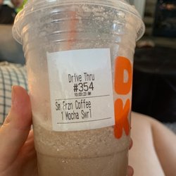 Dunkin' - Small frozen coffee mocha flavor