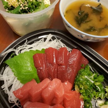 Judy's Bay - Maguro sashimi, hiyayakko, red miso soup - Seafood Near Me - Cambridge, Massachusetts Judy's Bay - Maguro sashimi, hiyayakko, red miso soup - Seafood Near Me - Cambridge, Massachusetts