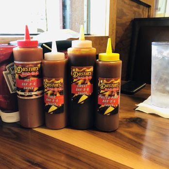 Dustin's Bar-B-Q - Various flavors of barbecue sauce to choose from - Barbeque Near Me - Orlando, Florida Dustin's Bar-B-Q - Various flavors of barbecue sauce to choose from - Barbeque Near Me - Orlando, Florida