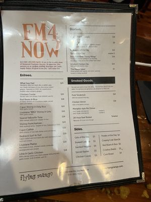Menu photo 4 Flying Mango Des Moines, IA