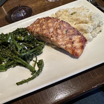 Devon - Atlantic salmon, risotto and broccolini - Seafood Near Me - Hershey, Pennsylvania