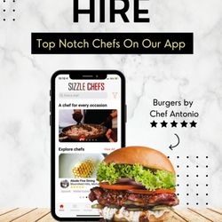 SizzleChefs - Hire a top notch professional today!
